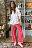 Sunday Morning Demi Bloom Pant Peony Pink / Red